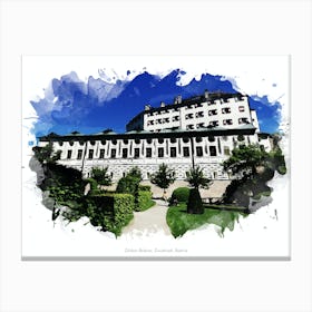 Schloss Ambras, Innsbruck, Austria Canvas Print