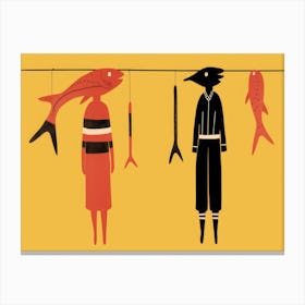 Fisherman Canvas Print