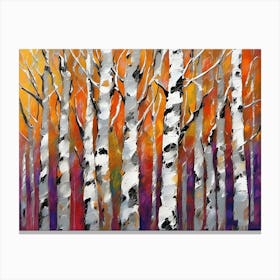Birch Trees 1 Canvas Print