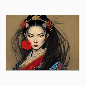 Geisha 20 Canvas Print