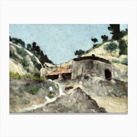 Landscape With Water Mill, Paul Cézanne Canvas Print