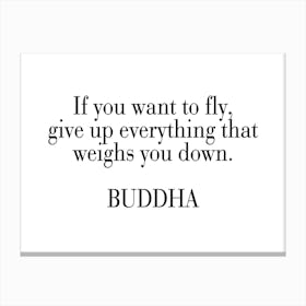 Buddha Quote Canvas Print