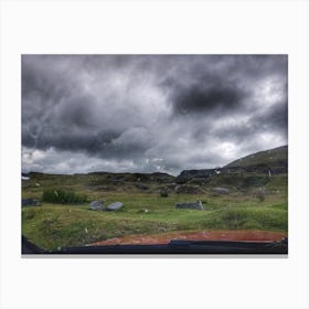 Stormy Day In The Mountains Canvas Print