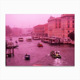 Venetian Red - Anton Maliar art photo Italy Italian photography travel Venice pink Canvas Print