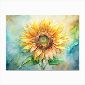 Sunflower Painting Canvas Print