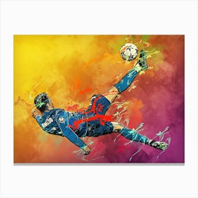 Cristiano Ronaldo Bicycle Kick Canvas Print