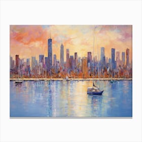 Chicago Skyline 3 Canvas Print