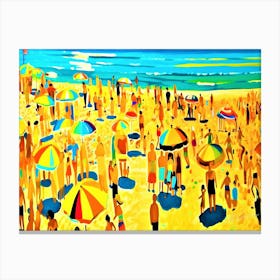 Beach Aesthetic - City Beach Canvas Print