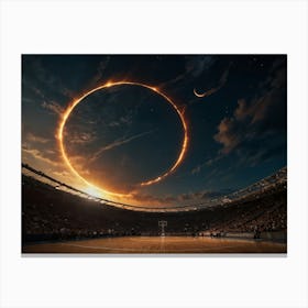 Eclipse Of The Sun 11 Canvas Print