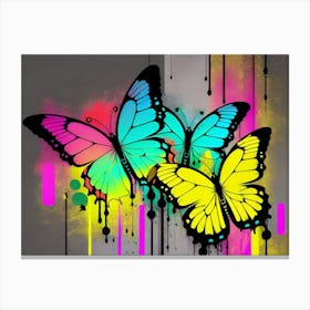 Colorful Butterflies 107 Canvas Print