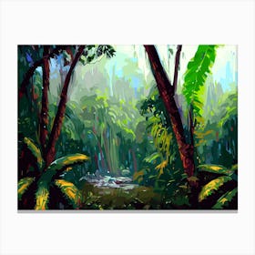 Tropical Forest Canvas Print