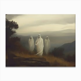 Ghosts In The Woods 3 Canvas Print