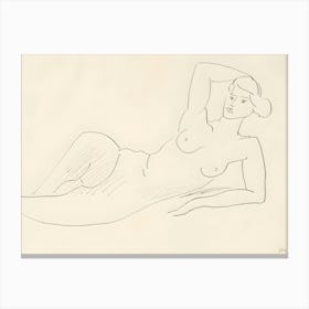 Henri Matisse Nu Accoudé Canvas Print