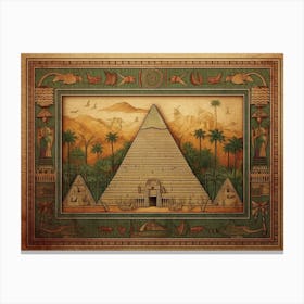 Egyptian Pyramid 1 Canvas Print