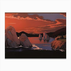 Sunset Painting Canvas Print