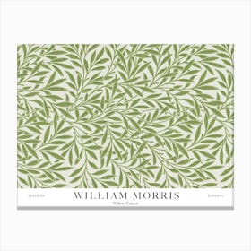 William Morris Prints Willow Pattern Landscape Botanical Vintage Canvas Print