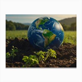 Earth In The Dirt Canvas Print