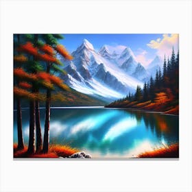 Mountain Lake 48 Canvas Print