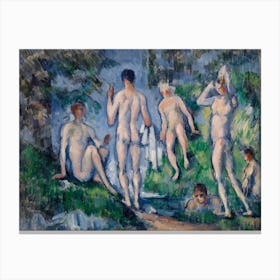 Group Of Bathers, Paul Cézanne Canvas Print