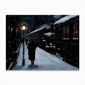 Winter'S Night 1 Canvas Print