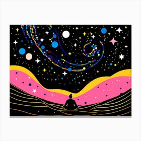 Dreams 3 vector art Canvas Print