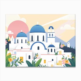 Greece Island Canvas Print