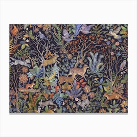 Woodland Chase Canvas Print