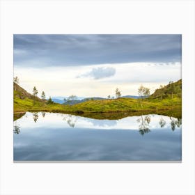 Mountains In Norway Canvas Print