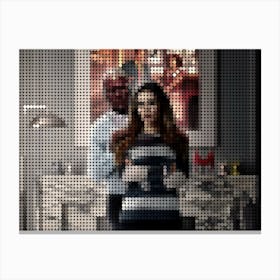 Wanda Everything Under Control Vision In A Pixel Dots Art Style Canvas Print