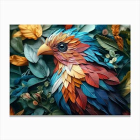 Colorful Bird Canvas Print