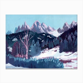 April Snow Canvas Print