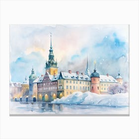 Stockholm Castle Canvas Print