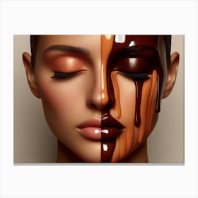 Chocolate Face Canvas Print