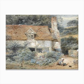 Cottage In The Country By Edward Henry Canvas Print