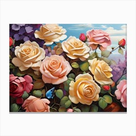 Irene's Roses Canvas Print