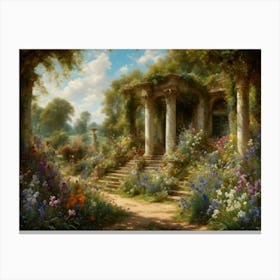 Garden Path Canvas Print