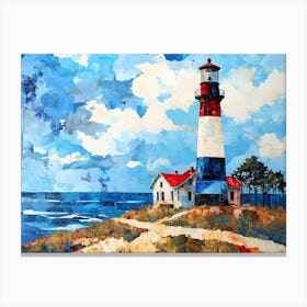 Contemporary Lighthouse 7 Canvas Print