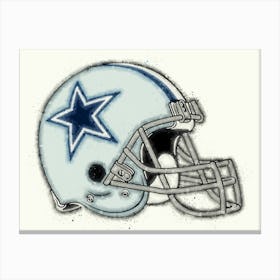 Dallas Cowboys Helmet Canvas Print