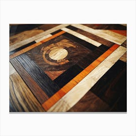 Abstract Wood Floor Canvas Print