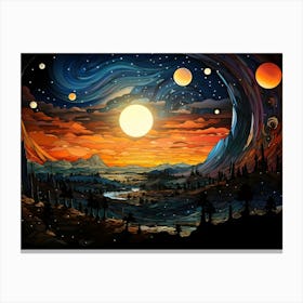 Night Sky 1 Canvas Print