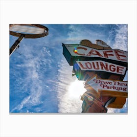 Cafe closed Canvas Print