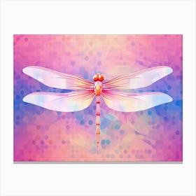 Dragonfly Roseate Skimmer Orthemis 5 Canvas Print