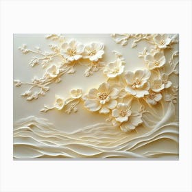 Beautiful 3d Relief Art Canvas Print