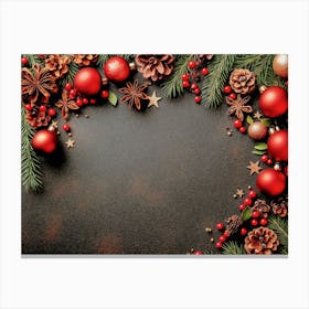 Christmas Background Canvas Print