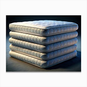 Stack Of Mattresses Canvas Print