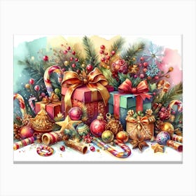 Christmas Presents Canvas Print