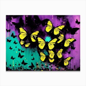 Butterflies In The Sky 44 Canvas Print