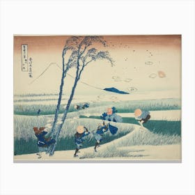 Thirty Six Views Of Mount Fuji, Katsushika Hokusai 10 Canvas Print