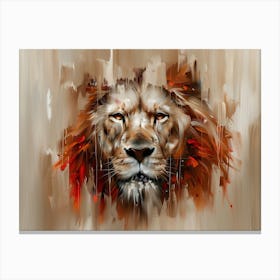 Lion Painting Canvas Print