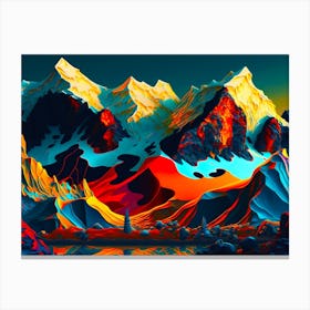 Glowing Wilderness Canvas Print